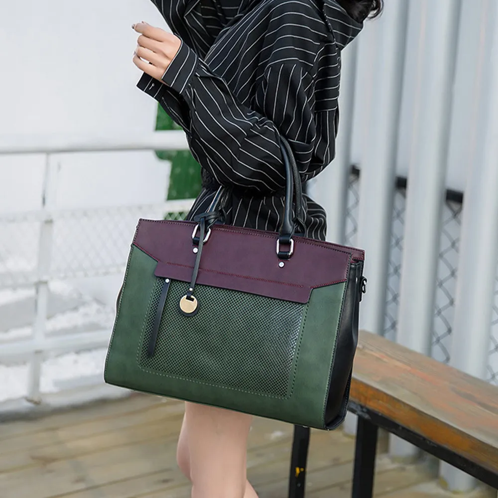 【BONum 博紐】女用百搭撞色經典電腦包 歷史價格詳細信息