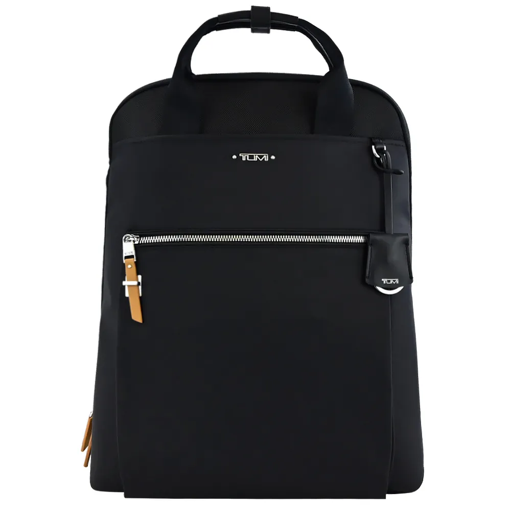 TUMI VOYAGEUR系列尼龍前口袋14吋筆電後背包(黑) 歷史價格詳細信息