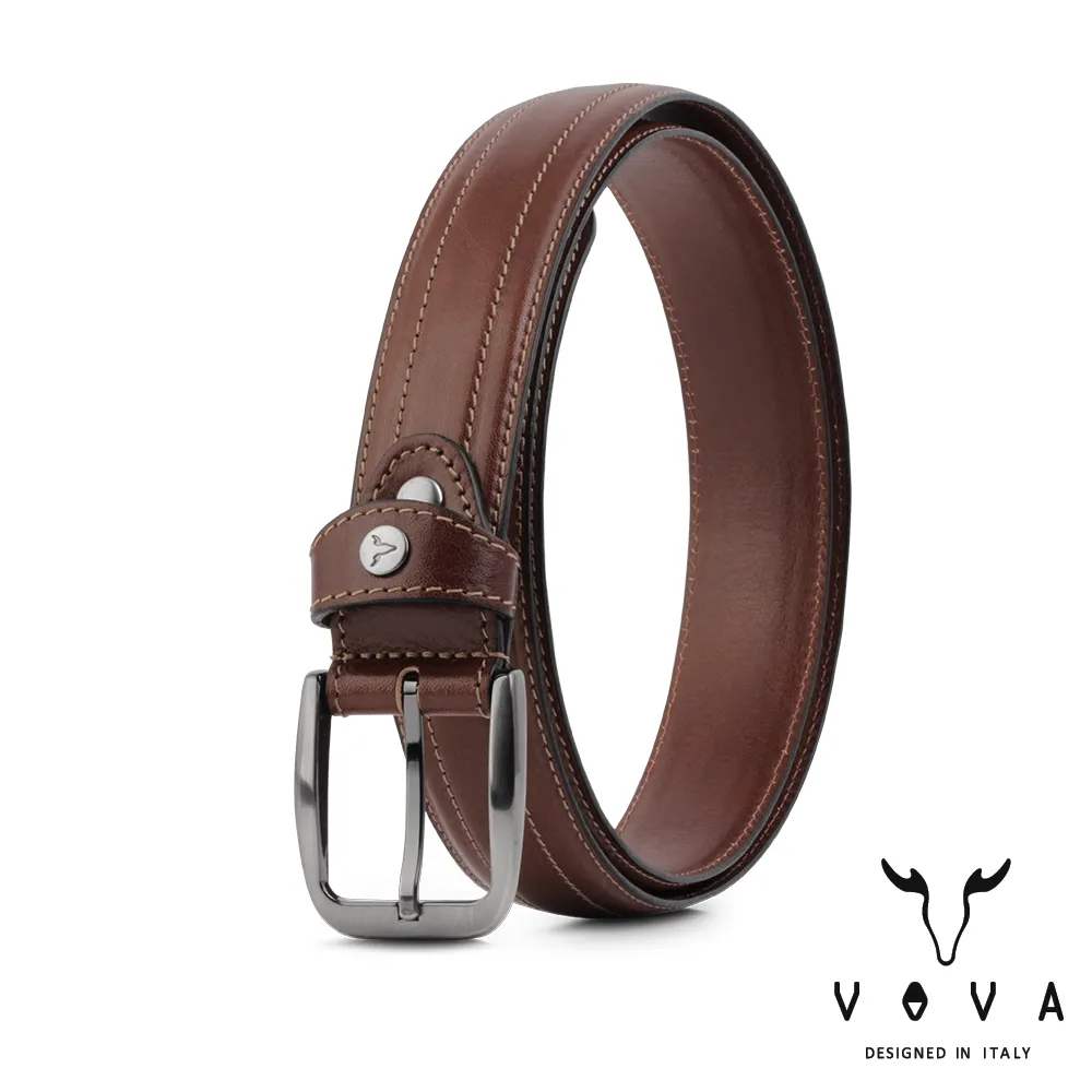 【VOVA 沃汎】台灣總代理 品味紳士復古休閒皮帶-咖啡色/VA007-001-BR 歷史價格詳細信息