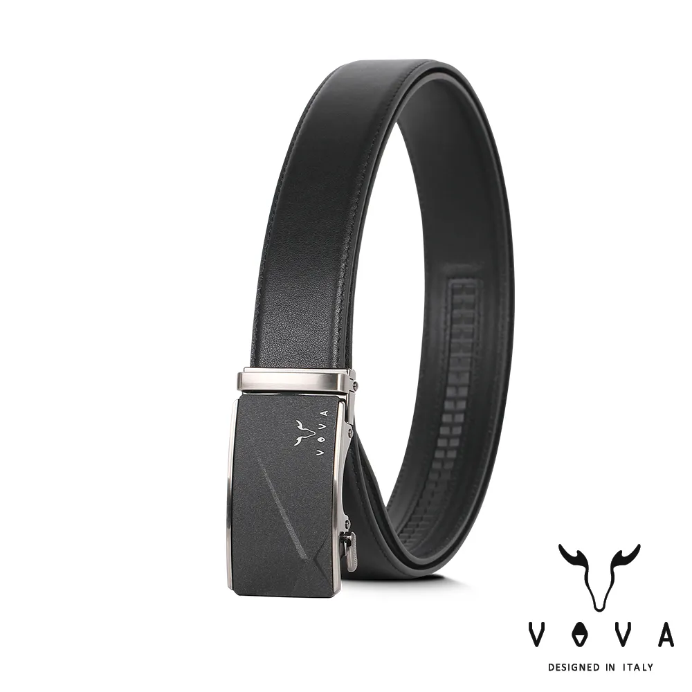 【VOVA 沃汎】台灣總代理 典雅紳士金屬髮絲紋自動扣皮帶-鎗色/VA017-004-SGU 歷史價格詳細信息