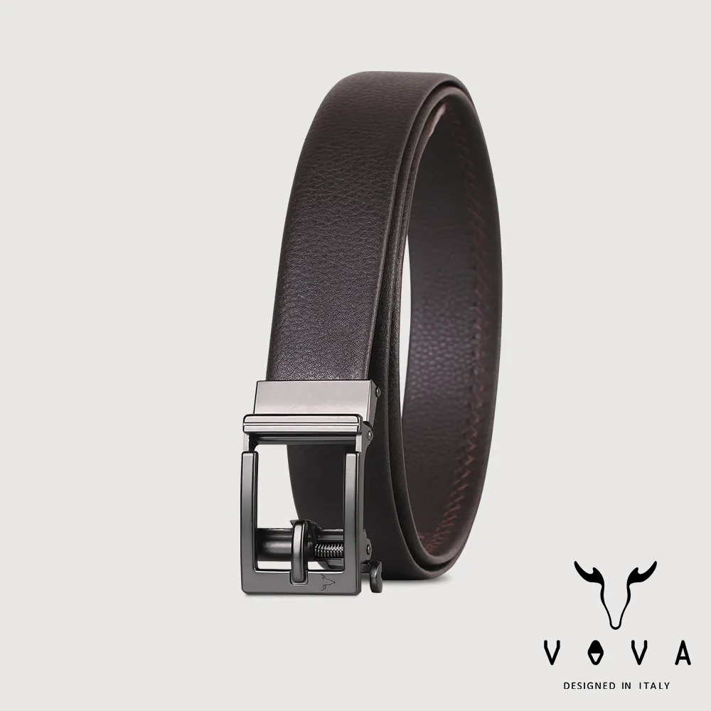 【VOVA 沃汎】台灣總代理 商務男仕鏤空帶頭自動扣皮帶-銀色/VA015-001-SNK 歷史價格詳細信息