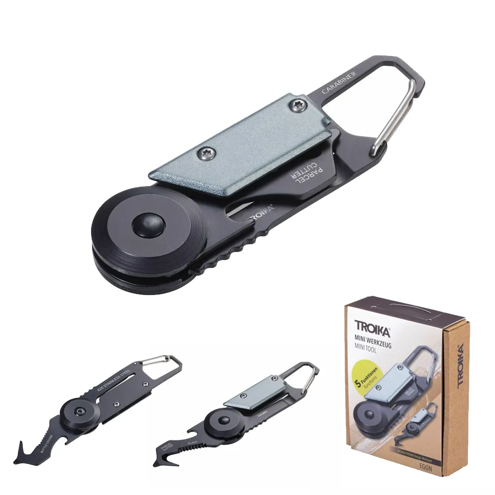 【TROIKA】迷你多功能工具刀鑰匙圈#紅色 歷史價格詳細信息