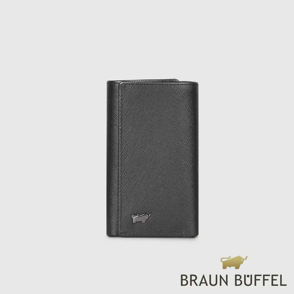 【BRAUN BUFFEL】德國小金牛 至尊系列 14卡薄型長夾-黑色/BF536-322-BK 歷史價格詳細信息