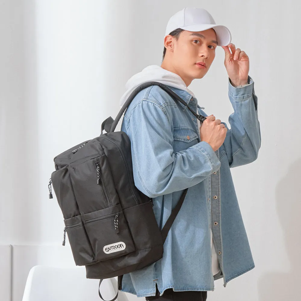 【OUTDOOR】風格前線-15.6吋筆電後背包 多功能隔層透氣背墊 後背包 包包 男 女 灰色 OD111121GY 歷史價格詳細信息