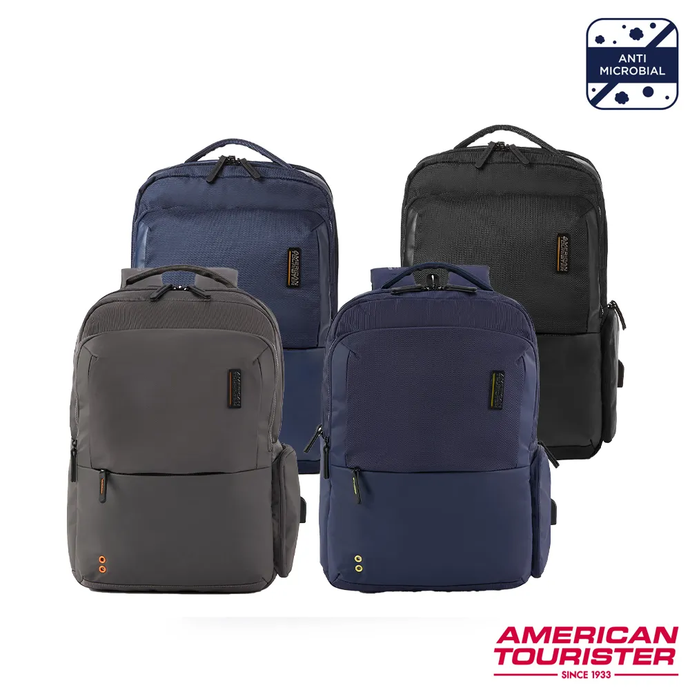 【AMERICAN TOURISTER 美國旅行者】Zork 2.0 減壓抗菌輕量多口袋筆電後背包14吋(多色可選) 歷史價格詳細信息