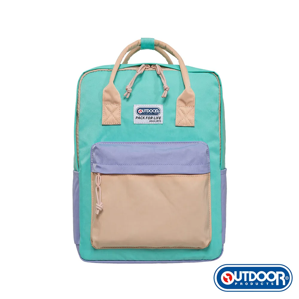 淺綠色 後背包 可以手提 小花 可愛 方便 小巧 肩揹包 可放小水杯 全新 尺寸公分 方塊包 歷史價格詳細信息