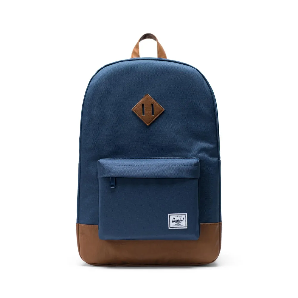 【Herschel】Heritage後背包 15吋筆電 拉鍊 減壓 多收納 21.5L - 海軍藍 歷史價格詳細信息