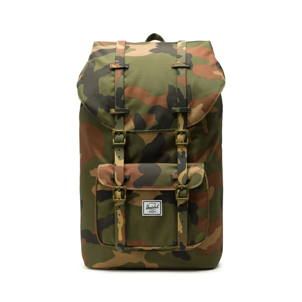 【Herschel】Little America後背包 15吋筆電 重磅帆布 大容量 拉鍊收納 25L - 典雅白 歷史價格詳細信息