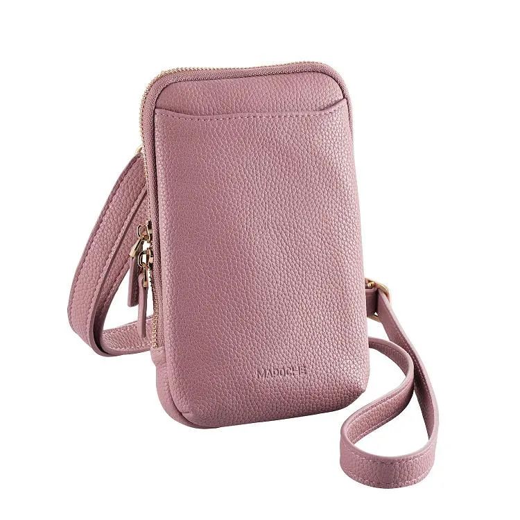 ELECOM MAPOCHE薄型手機斜背包 灰 藍 粉 簡單輕鬆帶著就走 歷史價格詳細信息