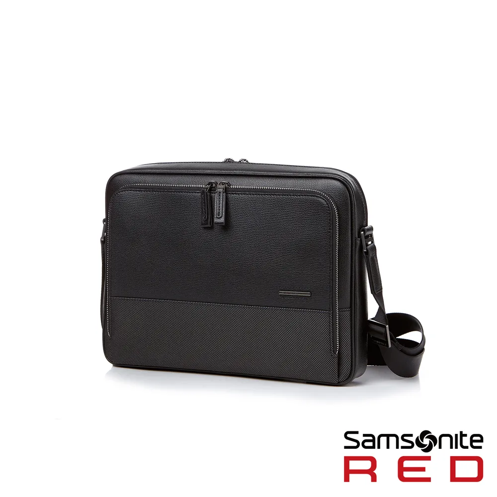 Samsonite RED DAWONE 商務皮革筆電公事包15.6吋(黑/海軍藍) 歷史價格詳細信息