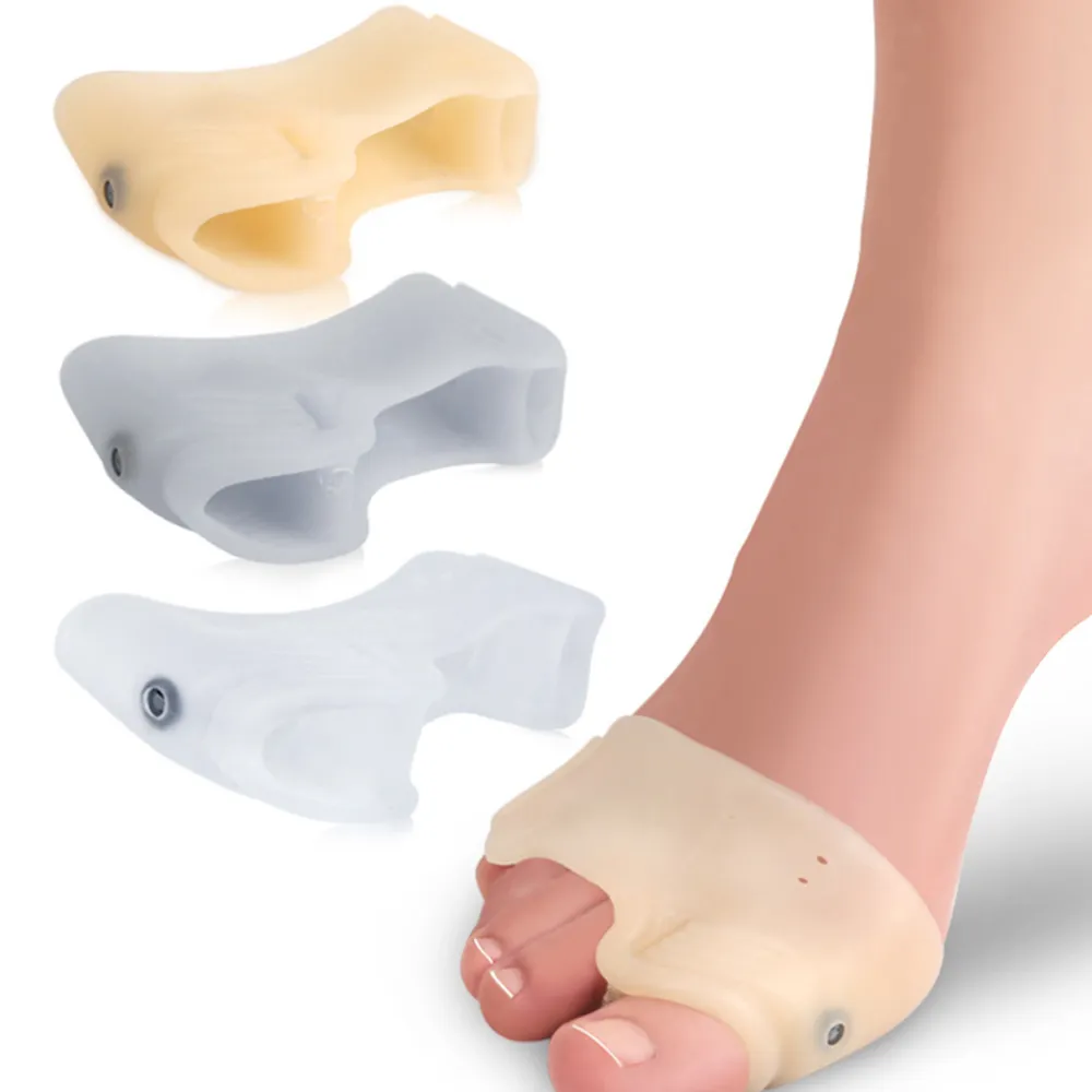 los1472口SEBS磁石分趾器拇指外翻大腳骨矯形器大小腳趾重疊分離器前掌墊 歷史價格詳細信息