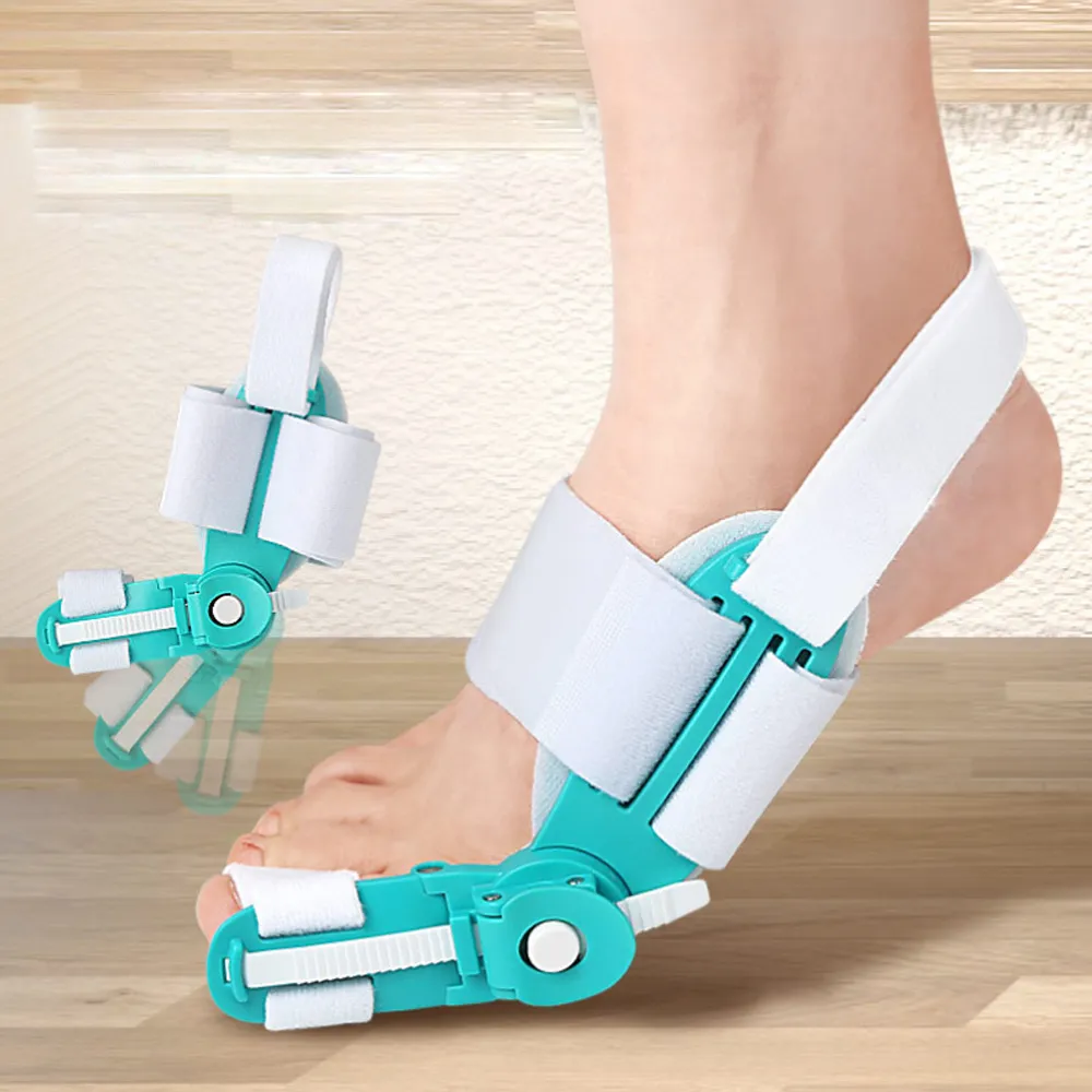 los1587新款足托足下垂內外翻矯形器腳踝固定夾闆足底防垂足踝關節訓練帶 歷史價格詳細信息