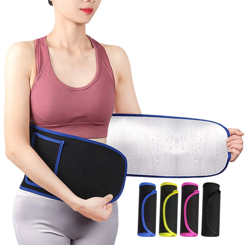 暴汗瑜伽運動護腰帶高倍發汗收腹魔術貼腰帶塑身束腹跑步健身腰帶 歷史價格詳細信息