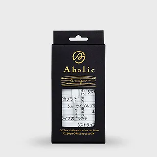 Aholic 三葉日字鞋帶 - 白黑 歷史價格詳細信息