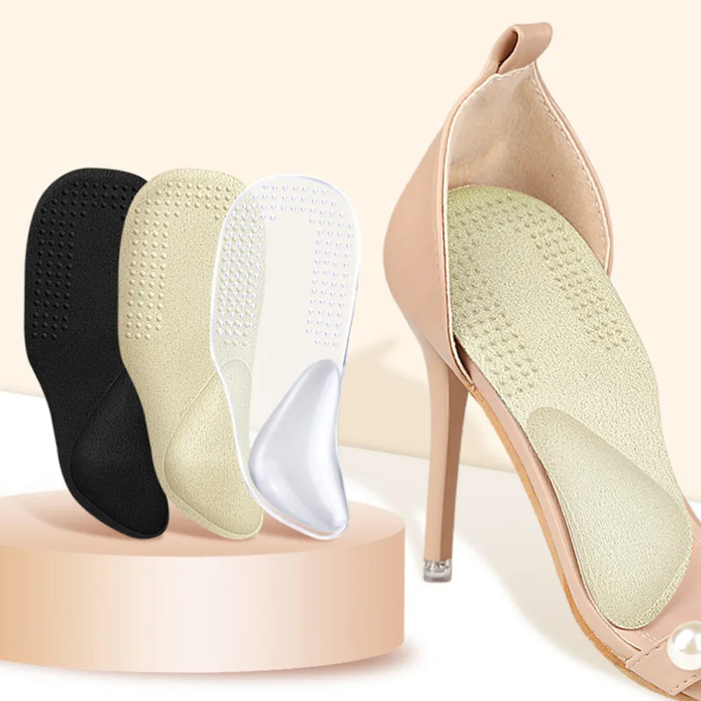 los1665隱形內增高襪墊男女通用增高後跟套運動防滑SEBS半墊仿生加厚襪套 歷史價格詳細信息