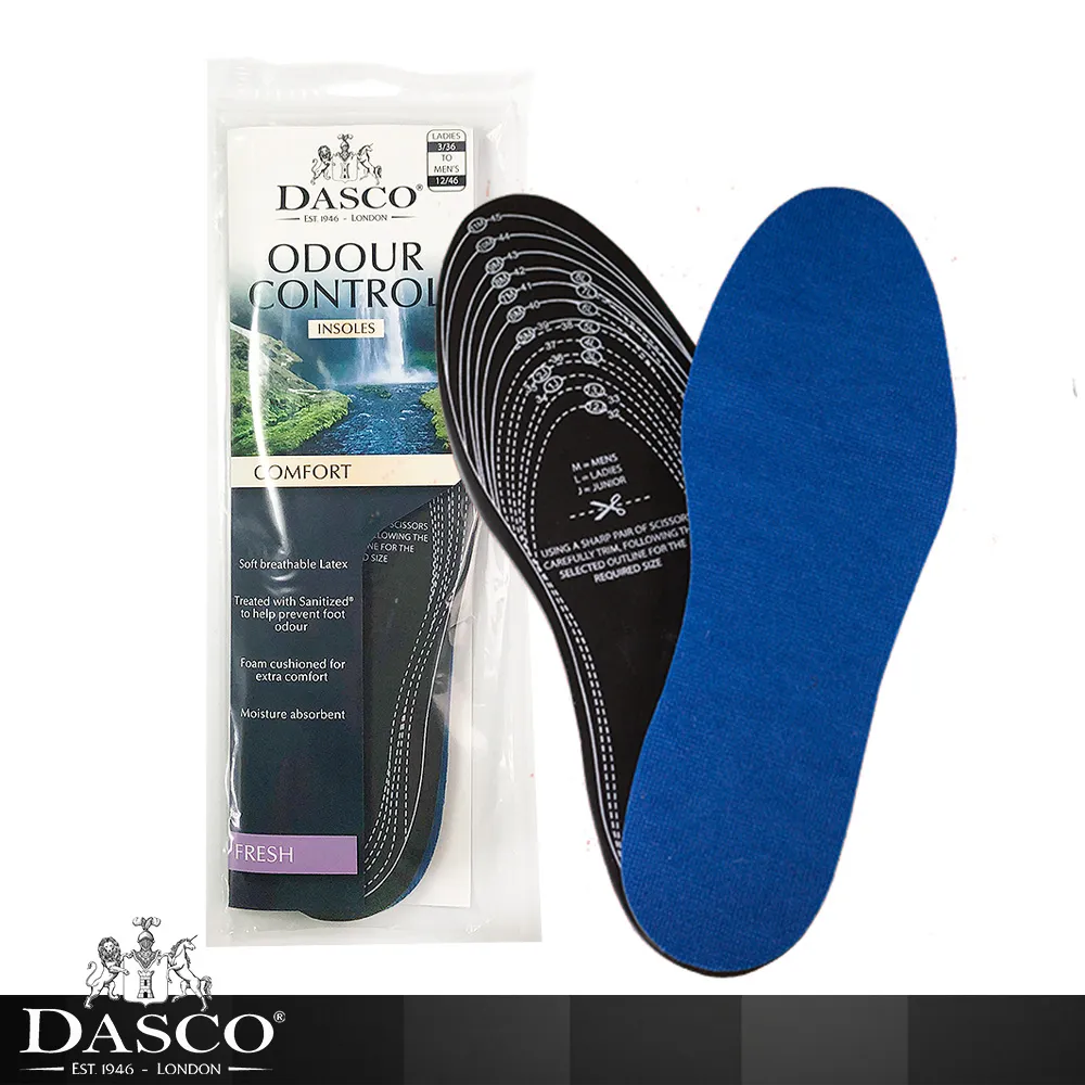 【鞋之潔】英國伯爵DASCO 6065強效耐用型除臭鞋墊 自由裁剪 雙倍除臭 歷史價格詳細信息