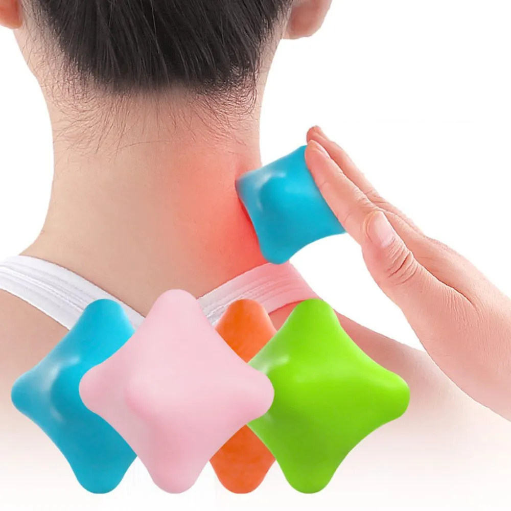 杰恆los1709藍球紋單球矽膠實心筋膜球肌肉放鬆矽膠球健身瑜伽可用球形按摩球 歷史價格詳細信息