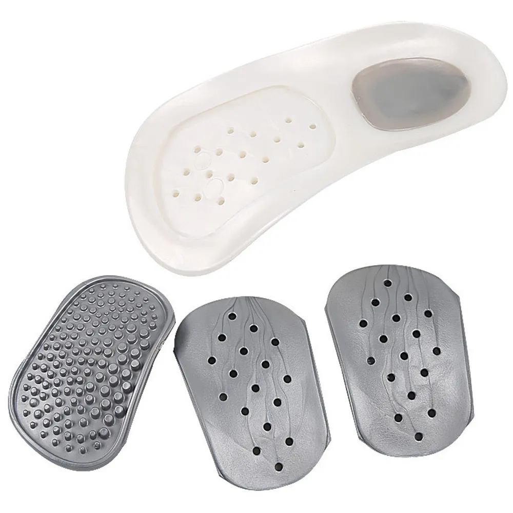 (杰恆)los1190跨境可拆式組合式透氣女足弓墊後墊扁平足男足心鞋墊袋裝 歷史價格詳細信息