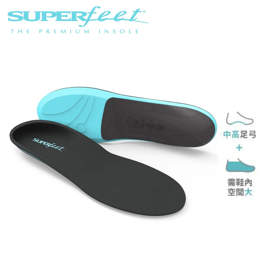 【美國SUPERfeet】健康慢跑登山健行多用途抑菌足弓鞋墊(水藍色) 歷史價格詳細信息