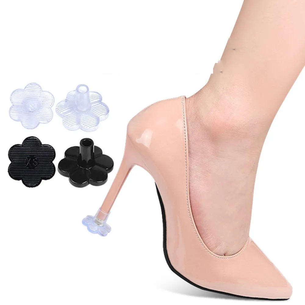 los1468花型鞋跟保護高跟鞋細跟防滑耐磨靜音保護套女款拉丁舞鞋跟套 歷史價格詳細信息