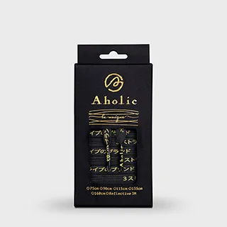 Aholic 三葉日字鞋帶 - 白黑 歷史價格詳細信息