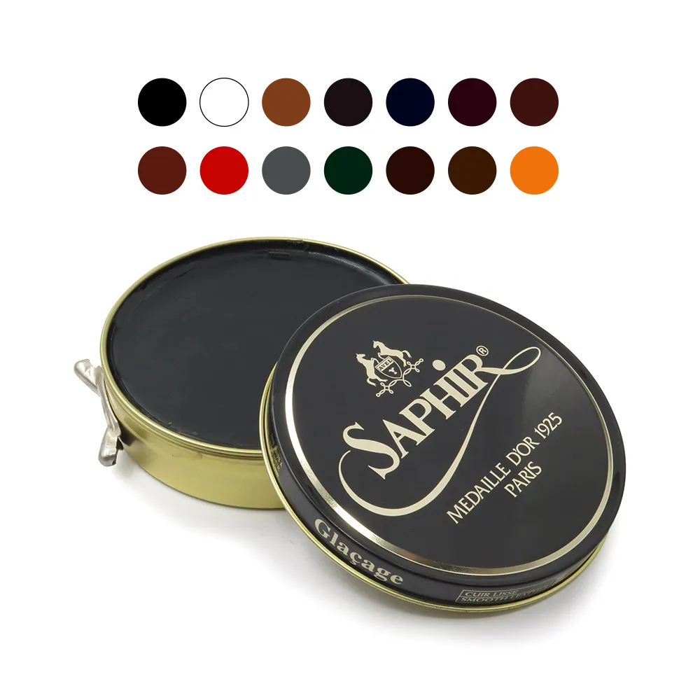 糊塗鞋匠 優質鞋材 L113 法國SAPHIR金質鏡面亮光蠟大100ml 1罐 歷史價格詳細信息