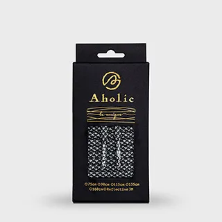 Aholic 3M反光扁鞋帶 - 海軍藍蛇紋 歷史價格詳細信息