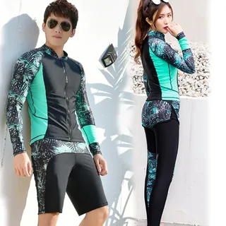 Biki比基尼妮泳衣，陽光拉鍊長袖單外套泳裝沖浪泳衣(M-2XL) 歷史價格詳細信息