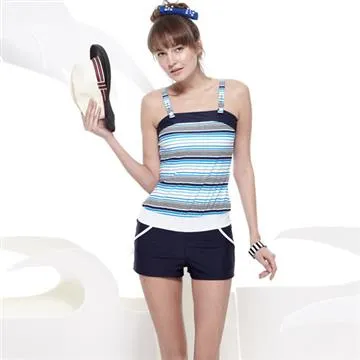 【SAIN SOU】泡湯 SPA二件式連身褲泳裝附泳帽A92852 歷史價格詳細信息