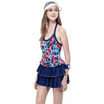 【SAIN SOU】泡湯SPA大女二件式連身褲泳裝附泳帽A92651 歷史價格詳細信息