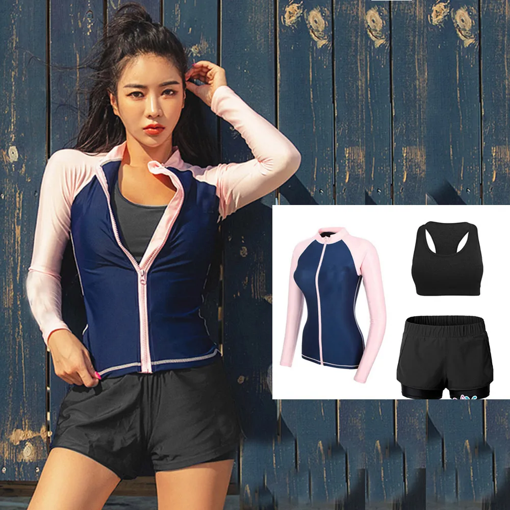 比基尼妮.M-XL花間情侶泳衣長袖泳衣-男上衣+五分褲(男購買) 歷史價格詳細信息