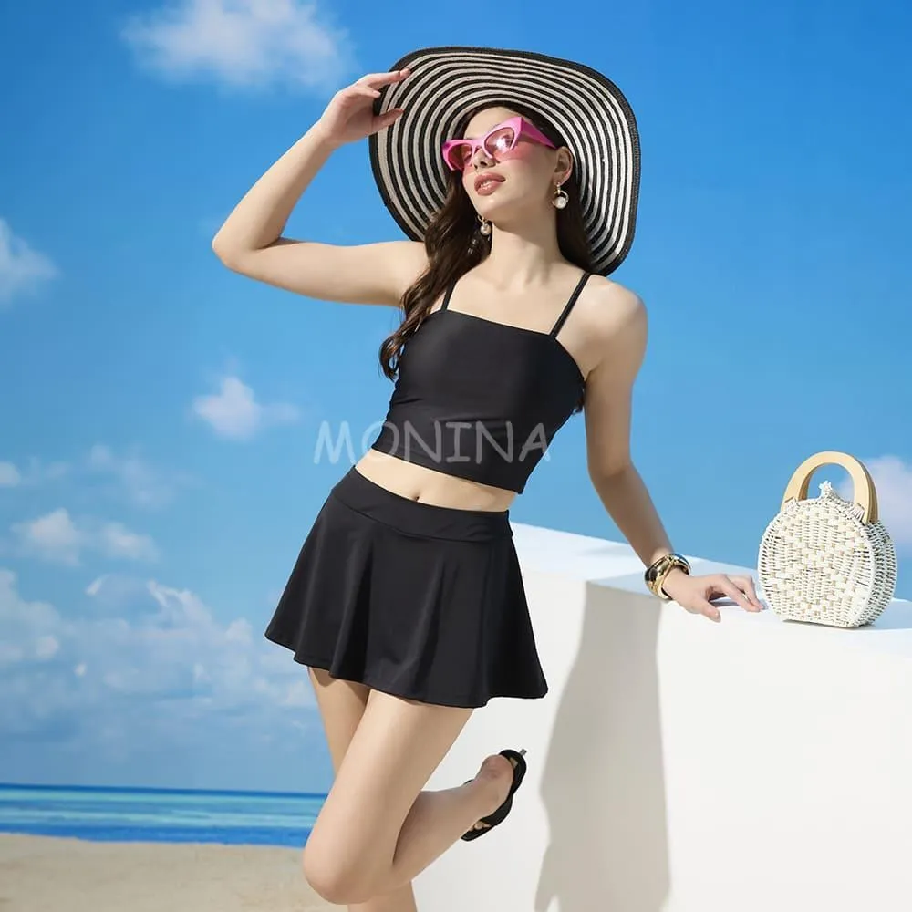 莫妮娜 MIT 三件式泳裝含素面罩衫 歷史價格詳細信息