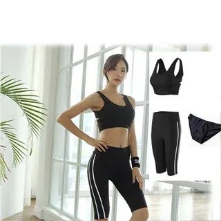 Biki比基尼妮，M-3L陽光拉鍊長袖後工字五件套泳衣泳裝比基尼 歷史價格詳細信息