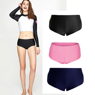 Biki比基尼妮泳衣，單售女生四角泳褲防走光保守泳褲子(女生泳褲) 歷史價格詳細信息