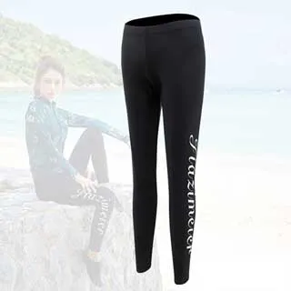 Biki比基尼妮泳衣，英文破字浮潛褲泳褲九分褲(單褲) 歷史價格詳細信息