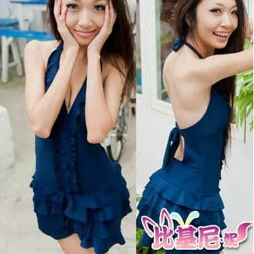 比基尼妮.美雁拉美背二件式裙式泳衣泳裝(M-2L) 歷史價格詳細信息