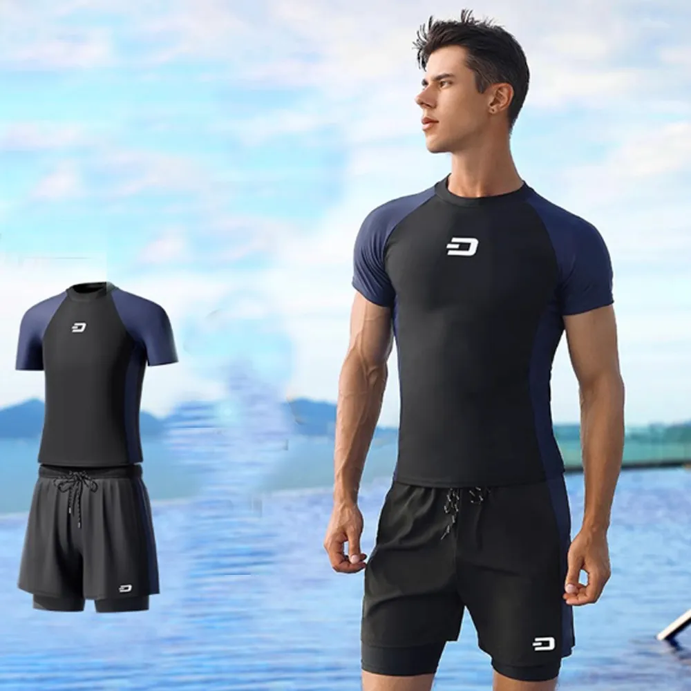 比基尼妮.德琳外套五分褲三件式泳衣泳裝(M-5L) 歷史價格詳細信息