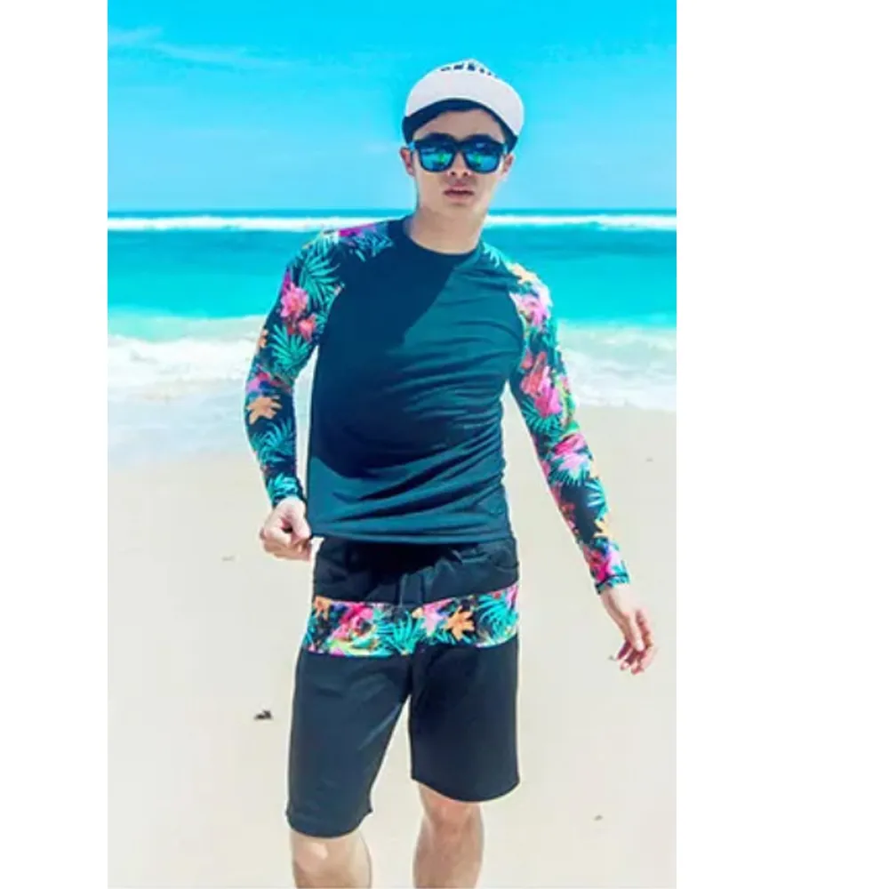 比基尼妮.花間長袖兒童二件式泳衣小朋友(M-4L) 歷史價格詳細信息