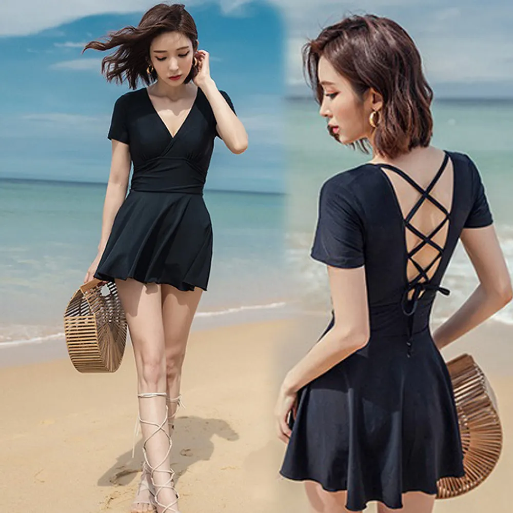 比基尼妮.羅西三件式上網紗英短袖泳衣泳裝短褲(M-3L) 歷史價格詳細信息