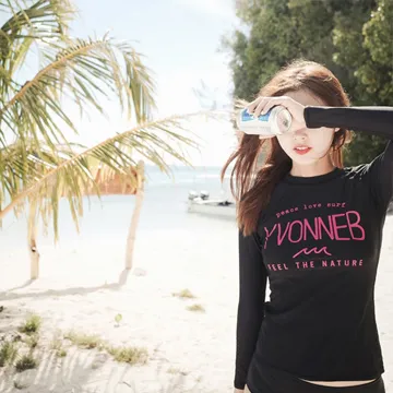 Biki比基尼妮泳衣，黑白泰西短袖泳衣三件式泳衣(M-2XL) 歷史價格詳細信息