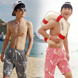 Biki比基尼妮泳衣，熱帶雨林情侶泳衣情侶男泳褲(男生購買區) 歷史價格詳細信息