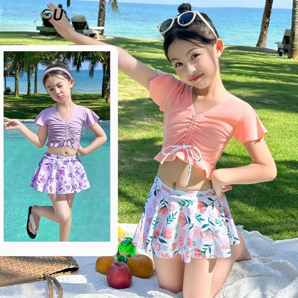 比基尼妮.莫米短袖露肚三件式泳衣短褲泳裝(M-XL) 歷史價格詳細信息