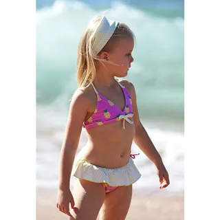 澳洲鴨嘴獸兒童泳衣 二件式比基尼泳衣 香鳳梨系列 歷史價格詳細信息