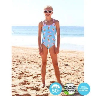 ★樂游小舖★澳洲鴨嘴獸兒童防曬泳衣 長袖防曬上衣+緊身褲套組 ◆花開系列◆(女童8-14歲) 歷史價格詳細信息