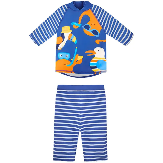 英國 JoJo Maman BeBe 兩件式泳裝+防曬護頸遮陽帽_JJG006 歷史價格詳細信息