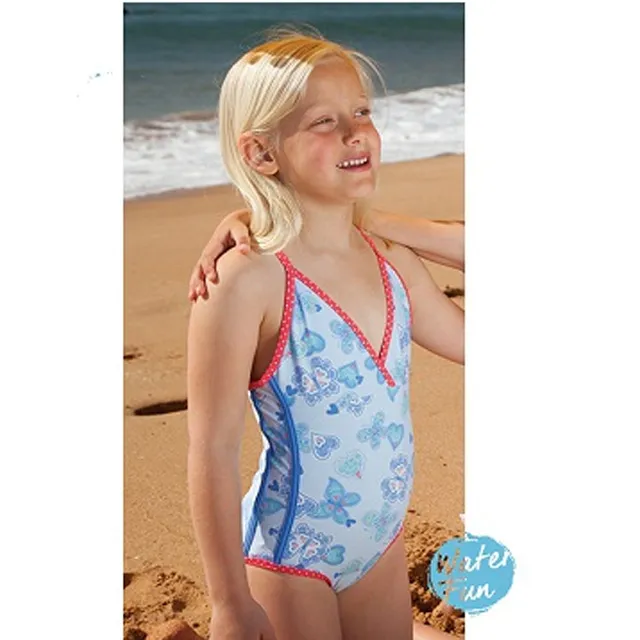 澳洲鴨嘴獸兒童泳衣 一件式泳衣  大女8-14歲 圖騰系列 歷史價格詳細信息