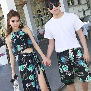 Biki比基尼妮泳衣，雨果後交叉連身泳衣帶裙泳裝(M-XL) 歷史價格詳細信息