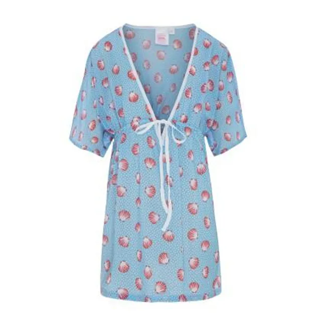 澳洲鴨嘴獸兒童泳衣 防曬背心罩衫裙 小女4-8歲 海貝殼系列 歷史價格詳細信息