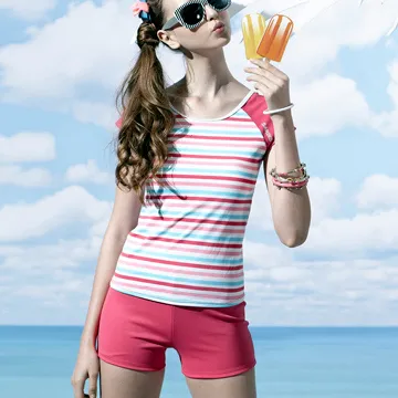 女士二截式泳裝 復古彩色圓點背心上衣 女生泳衣 兩件式泳裝 A92881 原價1290元~超美服飾 歷史價格詳細信息