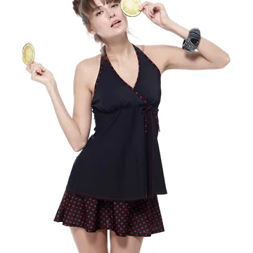 女士二截式泳裝 復古彩色圓點背心上衣 女生泳衣 兩件式泳裝 A92881 原價1290元~超美服飾 歷史價格詳細信息